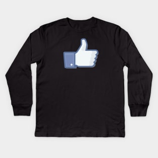 Facebook Like Kids Long Sleeve T-Shirt